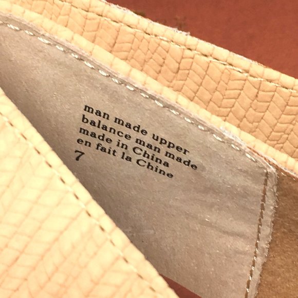 BC REBEL SLIP ON FLATS POINTED TOE ASYMMETRICAL VAMP NEUTRAL NUDE SIZE 7 NWT - Picture 7 of 16